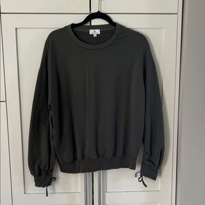 AG Adriano Goldschmied Olive Crewneck Top